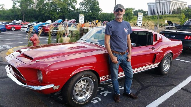 My Shelby and me at the Mustang VS Camaro Car show 2019